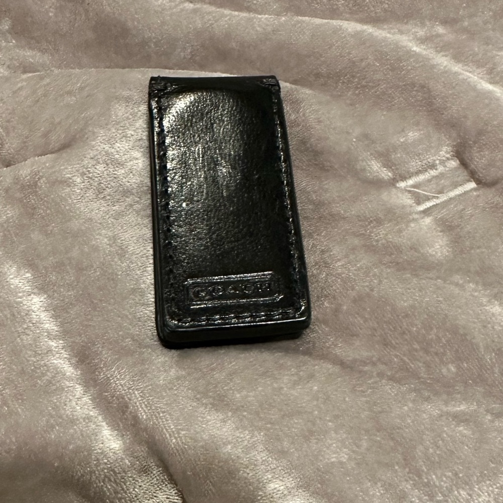 Coach magnetic money clip